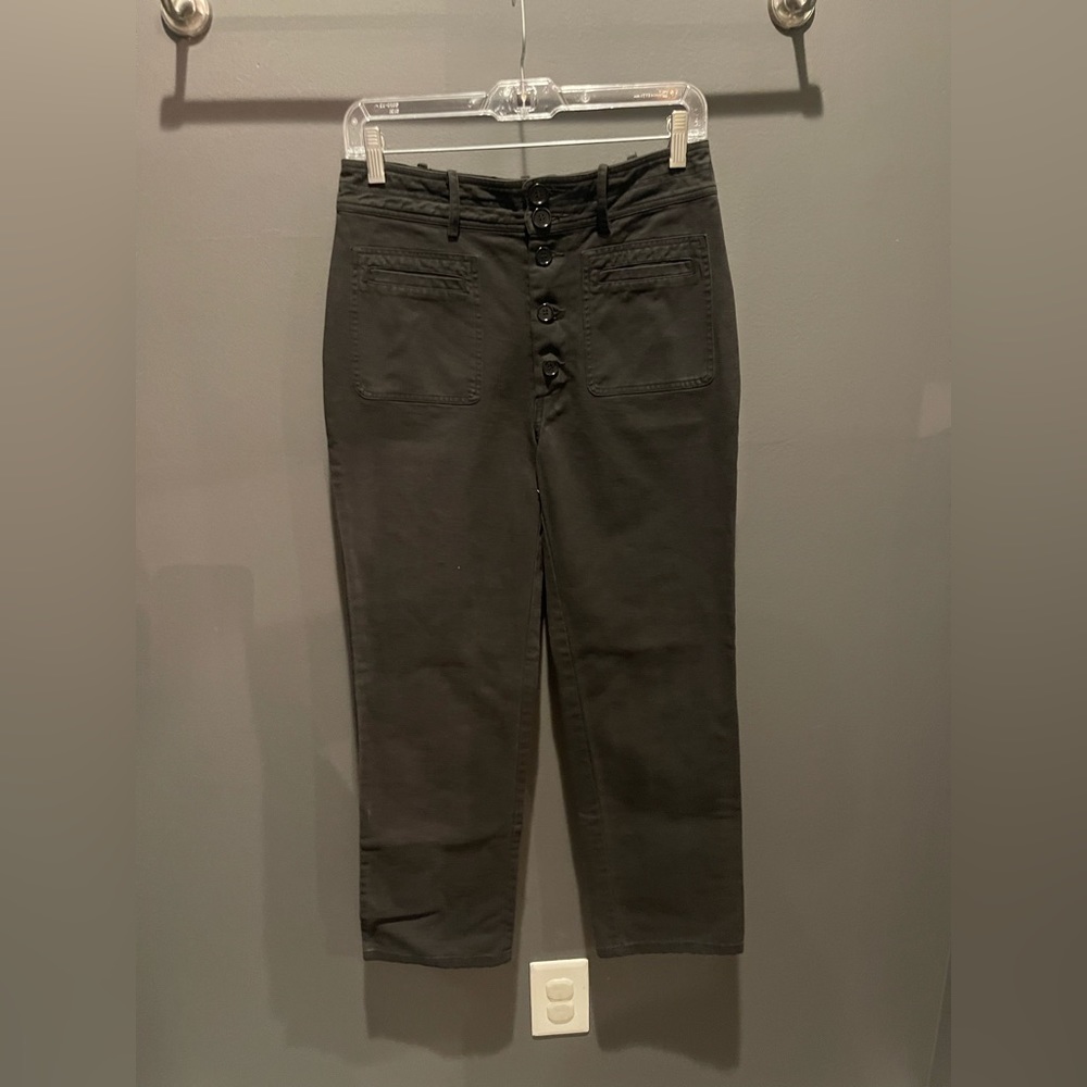 Apiece Apart black slim pant